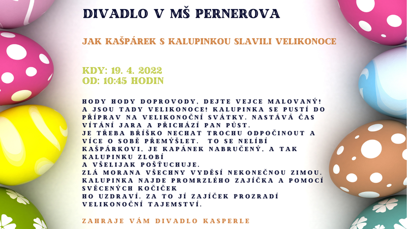Divadlo v MŠ Pernerova