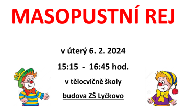 Masopustní rej 6. 2.