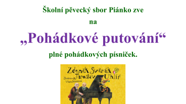 Pozvánka na Pohádkové putování 4.6.